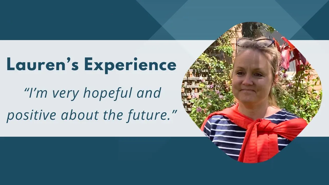 Lauren's testimonial video (cover image)